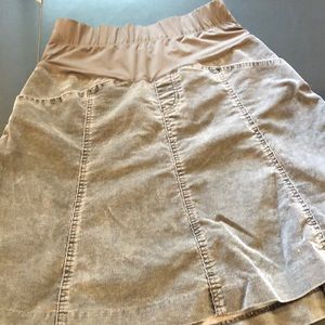 Gap maternity corduroy skirt